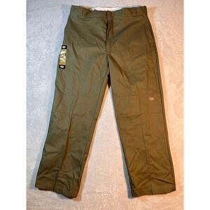 Dickies Loose Fit Double Knee Cell Phone Pocket Work‎ Skating Pants 40X32 Green